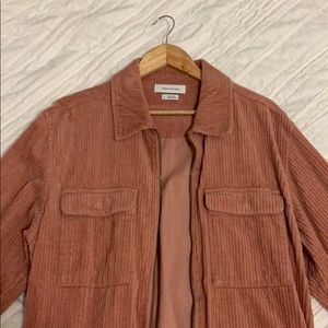 Urban Outfitters Pink Corduroy Trucker Jacket